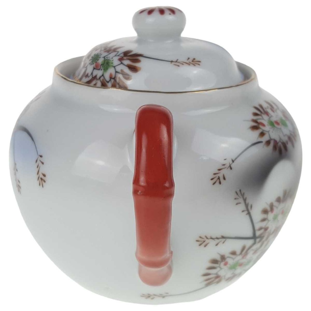 [458168476] Zuckerdose Japan China Asiatisches Porzellan Vogelmotiv Fasane gebraucht - gut Bild 2