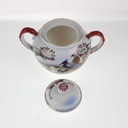 [458168476] Zuckerdose Japan China Asiatisches Porzellan Vogelmotiv Fasane gebraucht - gut Bild 4
