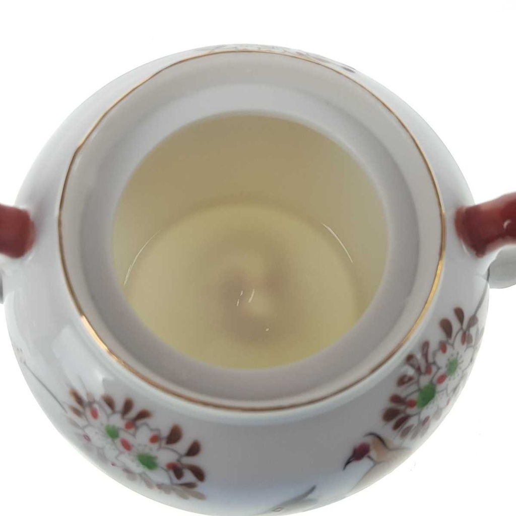 [458168476] Zuckerdose Japan China Asiatisches Porzellan Vogelmotiv Fasane gebraucht - gut Bild 5
