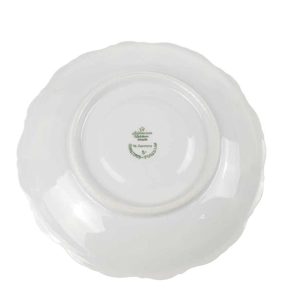 [458168477] Untertasse für Kaffee 14,8 cm Seltmann Weiden Barock Hubertus Blumendekor gebraucht - gut Bild 4