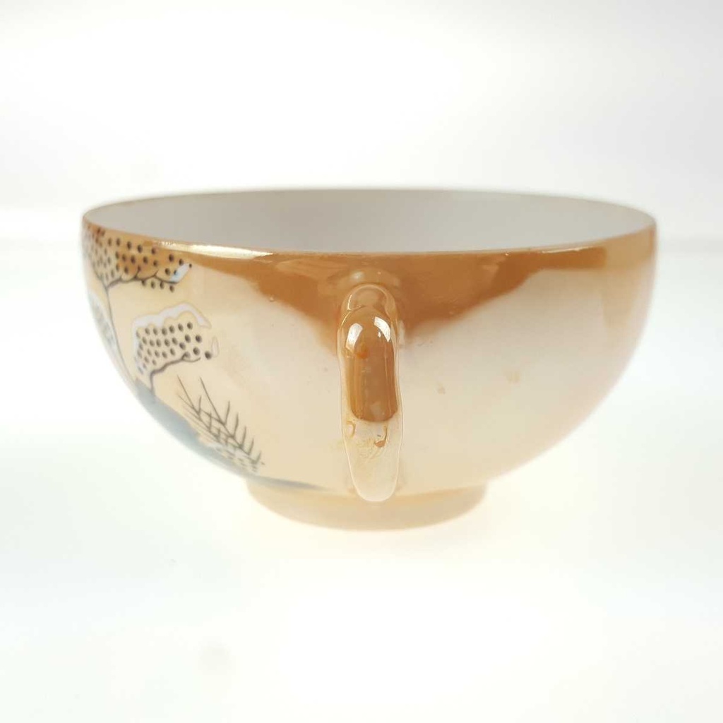 [458168480] Teetasse 0,15 L Japan China Asiatisches Porzellan Geisha Perlmutt gebraucht - gut Bild 6
