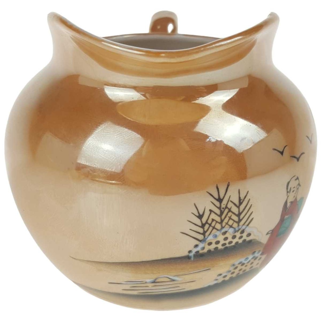 [458168482] Milchkännchen 0,2 L Japan China Asiatisches Porzellan Geisha Perlmutt gebraucht - gut Bild 2