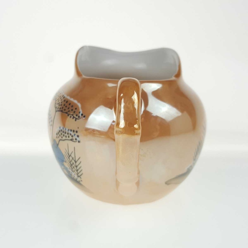 [458168482] Milchkännchen 0,2 L Japan China Asiatisches Porzellan Geisha Perlmutt gebraucht - gut Bild 4