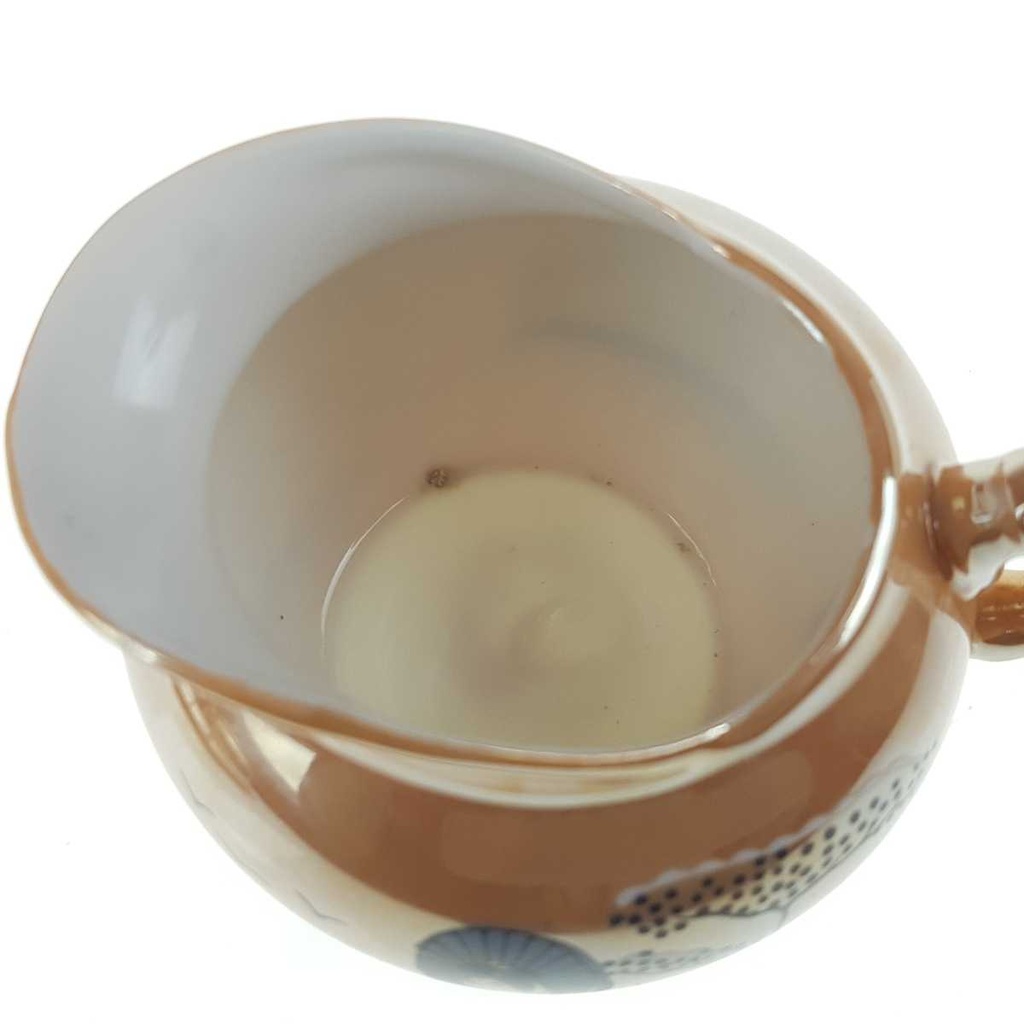 [458168482] Milchkännchen 0,2 L Japan China Asiatisches Porzellan Geisha Perlmutt gebraucht - gut Bild 5
