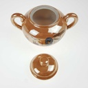 [458168483] Zuckerdose Japan China Asiatisches Porzellan Geisha Perlmutt gebraucht - gut Bild 4