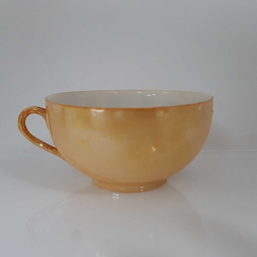 [458168487] Teetasse Geisha im Tassenboden 0,15 L Japan China Grün Perlmutt gebraucht - akzeptabel Bild 3