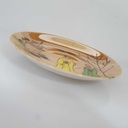 [2119299] 6er Set Untertasse 13,1 cm Japan China Geisha Gelb Grün gebraucht - defekt Bild 5