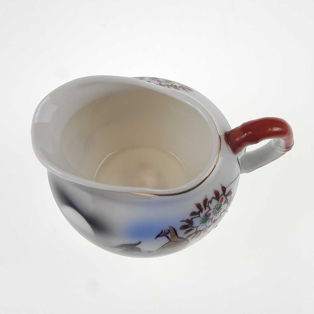 [458168493] Milchkännchen 0,2 L Japan China Asiatisches Porzellan Vogelmotiv Fasane gebraucht - gut Bild 5