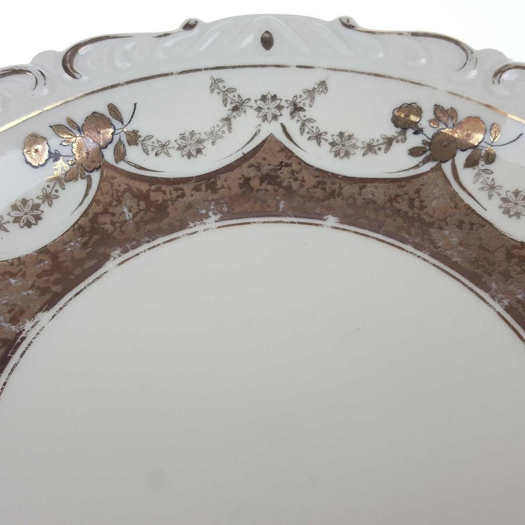 [458168498] Gedeck Sammelgedeck 3tlg Kahla Elfenbein Ätzgold Beige gebraucht - gut Bild 6