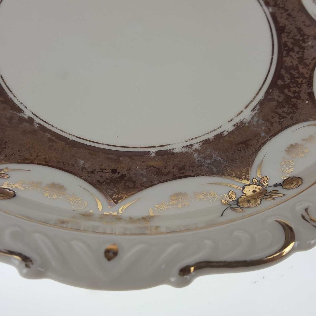 [458168498] Gedeck Sammelgedeck 3tlg Kahla Elfenbein Ätzgold Beige gebraucht - gut Bild 7