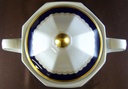 [4581685] Terrine Goldrand Winterling Marktleuthen Kobaltrand mit Goldraute eckig gebraucht - sehr gut Bild 3