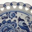 [458168500] Schale Durchbruchschale 18,5 cm Vogelmotiv Rund Delfts Blauw Bild 3