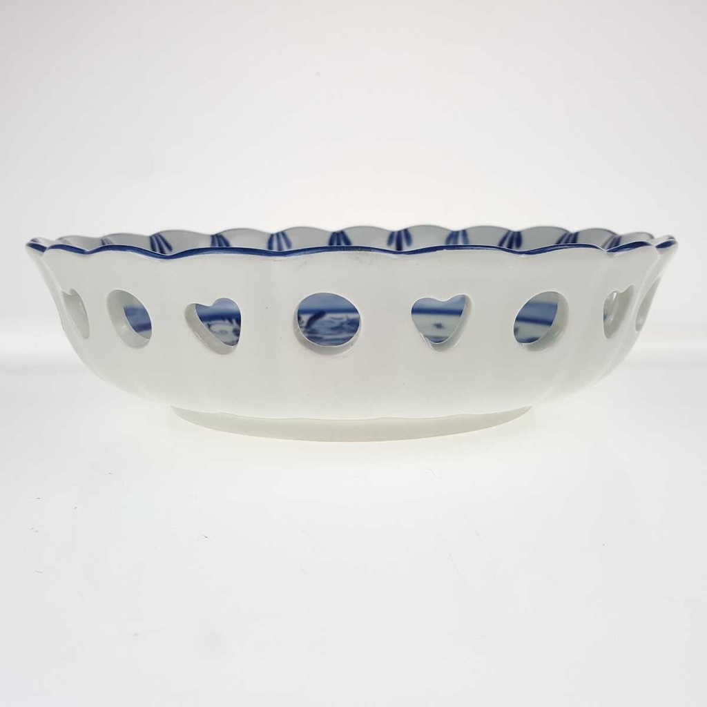 [458168500] Schale Durchbruchschale 18,5 cm Vogelmotiv Rund Delfts Blauw Bild 5