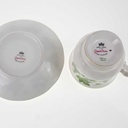 [458168501] Sammeltasse mit Untertasse 2tlg Queen Anne Bone China Trauben gebraucht - gut Bild 6