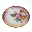 [458168503] Gedeck Goldrand 3tlg Theo Kühn Burgwindheim Blumendekor Blumen gebraucht - gut Bild 7