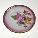 [458168503] Gedeck Goldrand 3tlg Theo Kühn Burgwindheim Blumendekor Blumen gebraucht - gut Bild 9