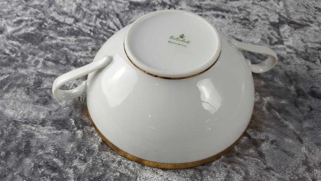 [45816851] Suppentasse mit Untertasse Goldrand 2tlg Eschenbach 7 mm gebraucht - sehr gut Bild 3