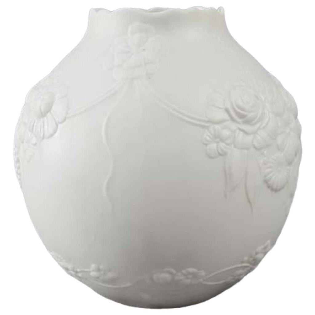 [45816858] Vase mit Signatur 11,5 cm AK Kaiser Porzellan Weiß M.Frey gebraucht - gut Bild 2