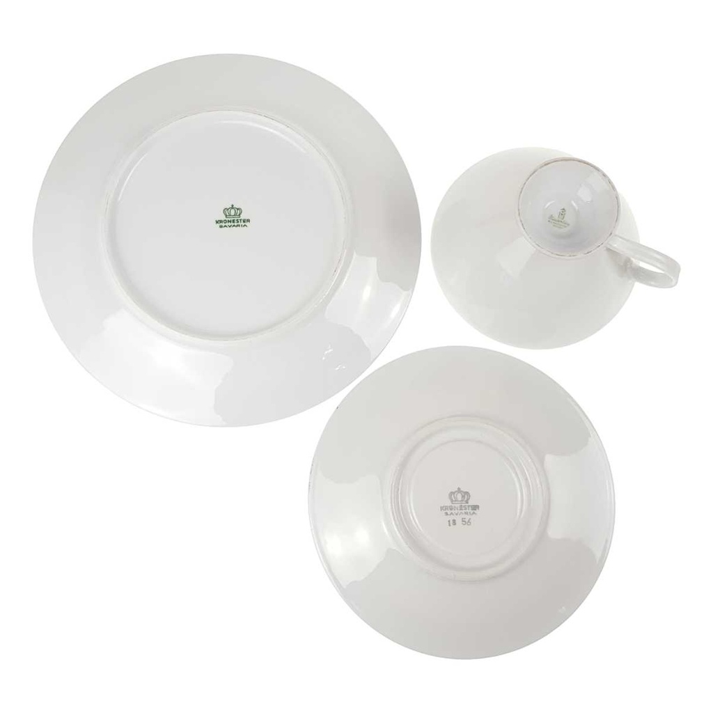 [458168585] Gedeck Sammeltasse Golddekor Bavaria 3tlg Kronester Blau gebraucht - gut Bild 3