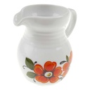 [458168586] Milchkännchen 0,2 L Winterling Kirchenlamitz Blumendekor Orange Grün Schwarz Blumen gebraucht - akzeptabel Bild 4