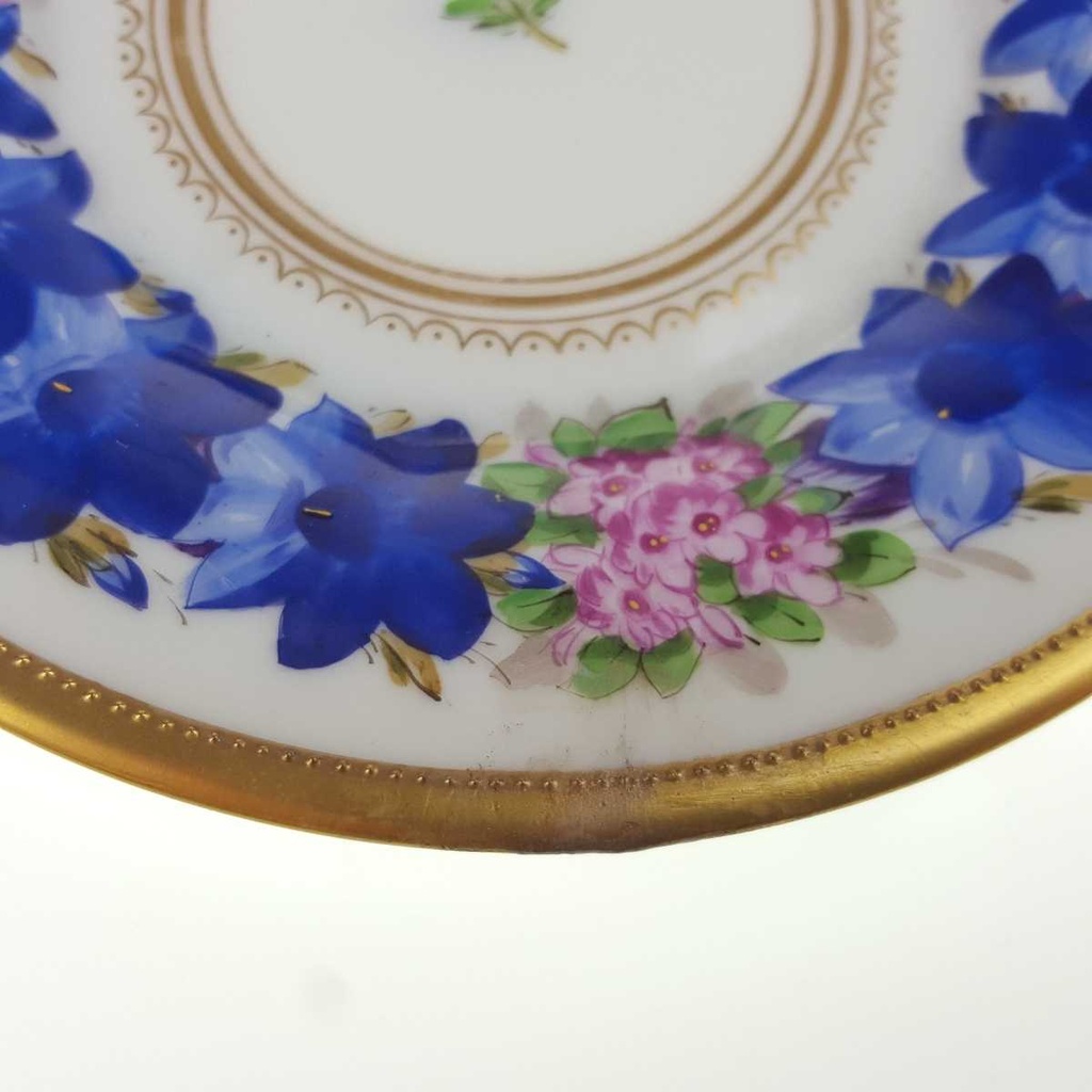 [458168589] Sammeltasse Golddekor 2tlg Lamm Dresden Saxony Blumendekor Blumen gebraucht - defekt Bild 9