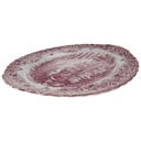 [458168593] Servierplatte Servierschüssel 30,5x25 cm Grindley Homeland Rot gebraucht - gut Bild 2