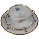 [458168594] Sammelgedeck Goldrand 3tlg Winterling Kirchenlamitz Blumendekor gebraucht - gut Bild 2