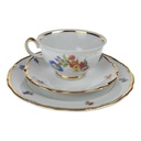 [458168594] Sammelgedeck Goldrand 3tlg Winterling Kirchenlamitz Blumendekor gebraucht - gut Bild 7