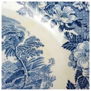 [458168597] Fleischplatte 35,6x28,5 cm Enoch Wedgwood Woodland Blau gebraucht - akzeptabel Bild 2