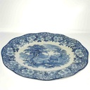 [458168597] Fleischplatte 35,6x28,5 cm Enoch Wedgwood Woodland Blau gebraucht - akzeptabel Bild 3