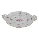 [458168598] Schale 30 cm Goldrand Blumendekor gebraucht - sehr gut Bild 3