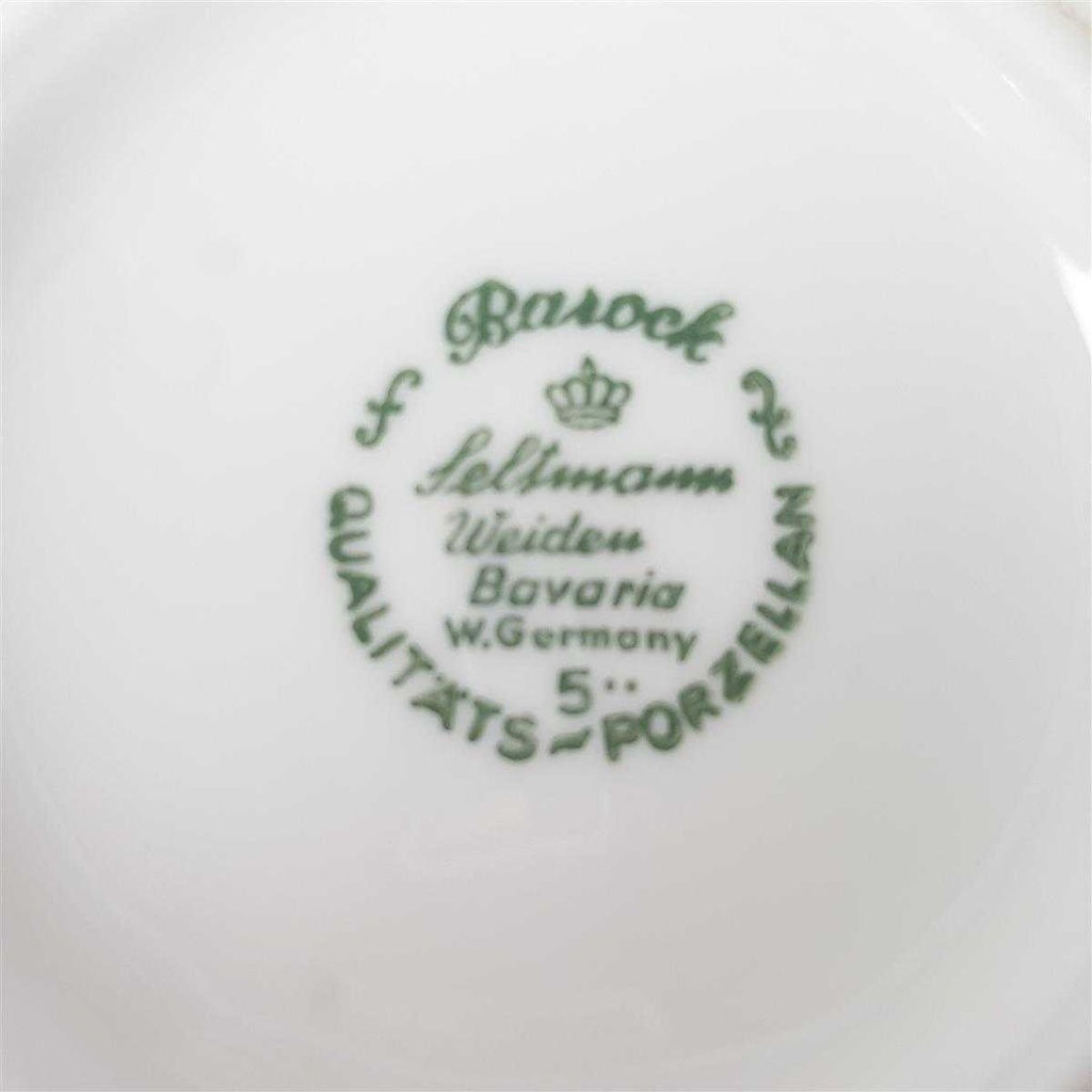 [458168599] Zuckerdose Seltmann Weiden Barock Hubertus Blumen Blumendekor gebraucht - sehr gut Bild 8