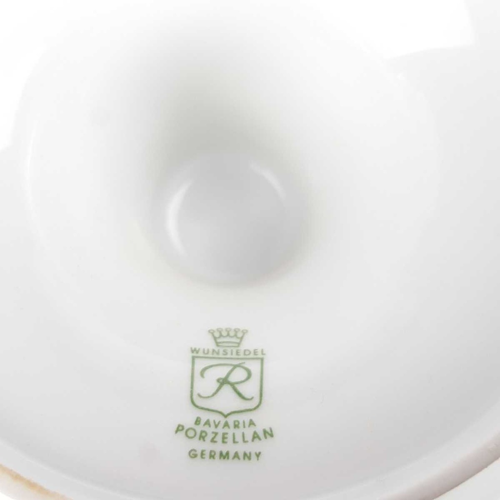 [458168612] Schale Obstschale auf Fuß Goldrand 10,3 cm Retsch Wunsiedel Obstdekor gebraucht - gut Bild 5