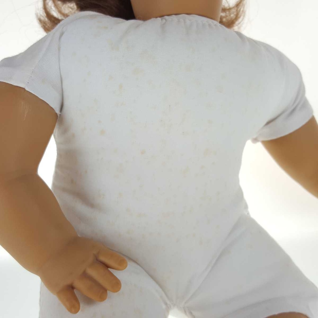 [458168625] Weichkörper Puppe 44 cm Stoffkörper Schlafaugen ohne Ständer Bild 6