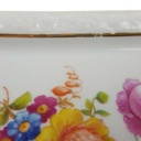 [458168626] Servierplatte Goldrand 27,4x13,5 cm Rosenthal Maria Sommerstrauß Blumen gebraucht - gut Bild 5