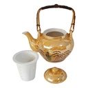 [458168627] Teekanne mit Sieb 0,1 L 1 Japan China Geisha Grün Perlmutt gebraucht - defekt Bild 3