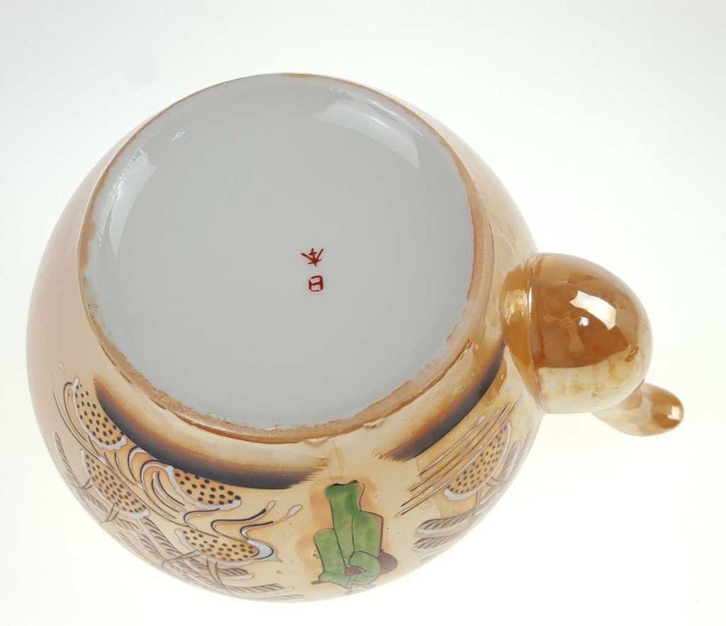 [458168627] Teekanne mit Sieb 0,1 L 1 Japan China Geisha Grün Perlmutt gebraucht - defekt Bild 8