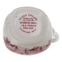 [458168630] Milchkännchen 0,2 L J & G Meakin England Haddon Hall Rot Historismus gebraucht - gut Bild 4