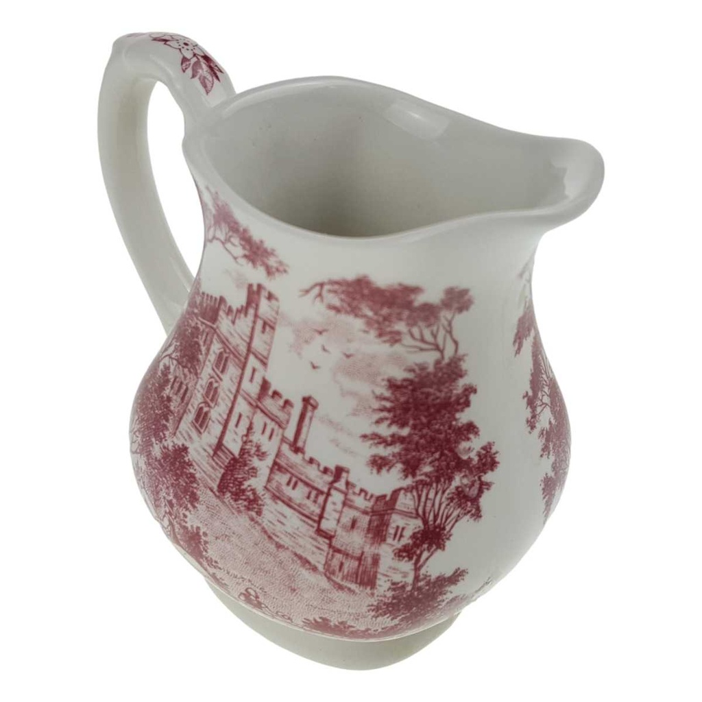 [458168630] Milchkännchen 0,2 L J & G Meakin England Haddon Hall Rot Historismus gebraucht - gut Bild 5