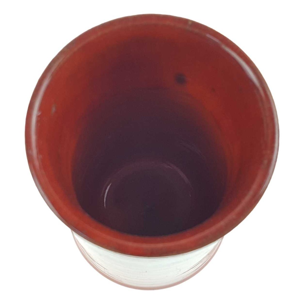 [458168634] Tischvase 12,8 cm Rosenthal Orange Rot gebraucht - sehr gut Bild 3