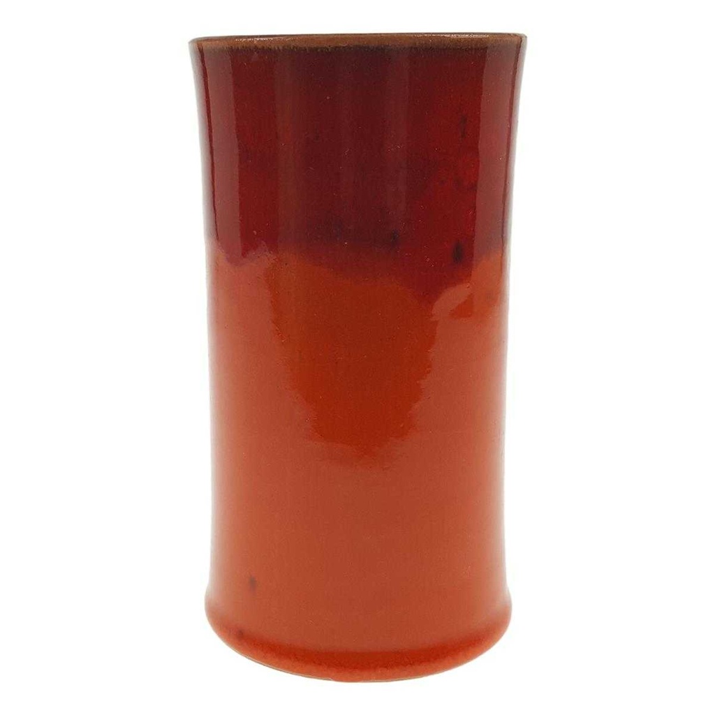 [458168634] Tischvase 12,8 cm Rosenthal Orange Rot gebraucht - sehr gut Bild 4