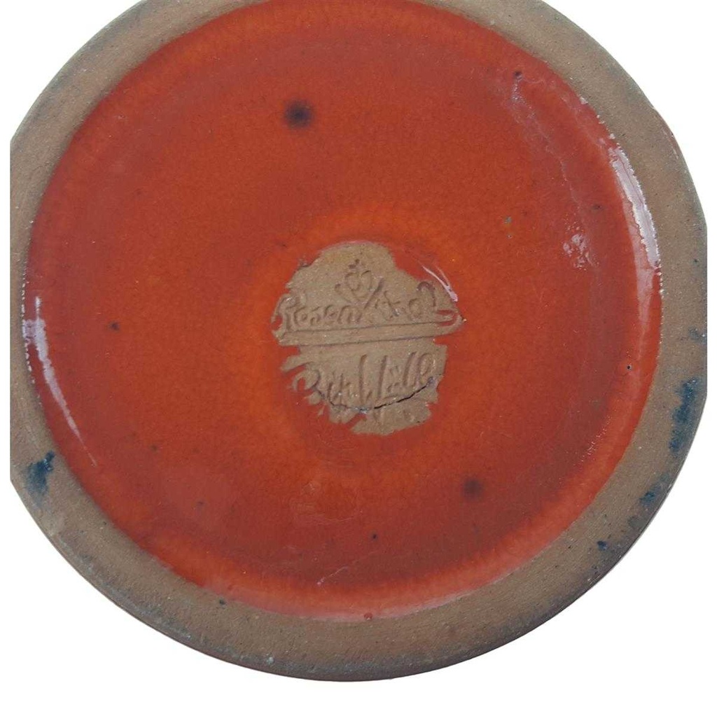 [458168634] Tischvase 12,8 cm Rosenthal Orange Rot gebraucht - sehr gut Bild 5