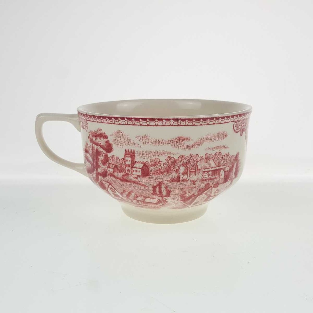 [458168639] Teetasse Tasse Johnson Bros Old Britain Castles Rot gebraucht - sehr gut Bild 3