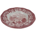 [458168644] Speiseteller 22,2 cm Unicorn Tableware Scottish Lochs Rot gebraucht - sehr gut Bild 2