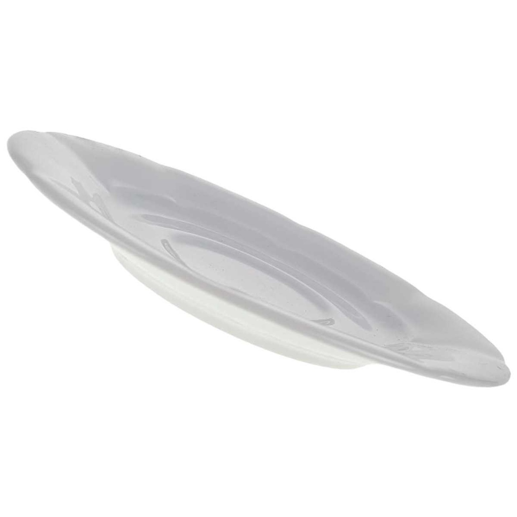 [458168649] Untertasse für Kaffee 14,5 cm Mitterteich Weiß Wellenrand gebraucht - sehr gut Bild 2