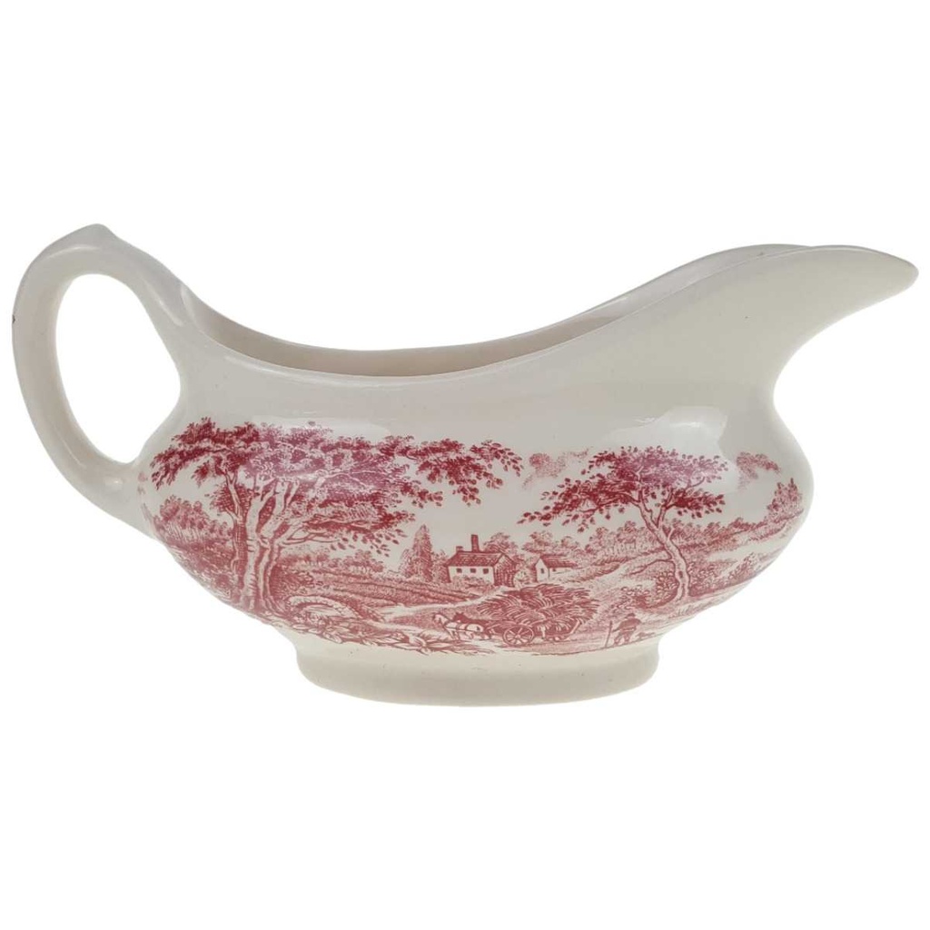 [458168655] Sauciere 21x10,3 cm English Ironstone Tableware (EIT) Rot gebraucht - sehr gut Bild 2