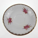 [458168665] Gedeck Sammelgedeck Goldrand 3tlg Fena Porzellan rosa Dekor gebraucht - gut Bild 5