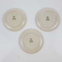 [2119304] 3er Set Untersetzer Goldrand 10,2 cm Rosenthal Beige gebraucht - gut Bild 3