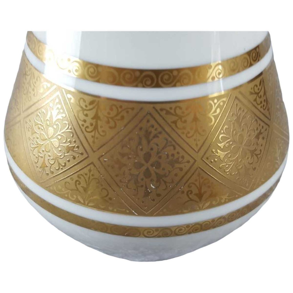 [45816872] Vase Blumenvase Golddekor 18 cm Jaeger & Co gebraucht - gut Bild 2