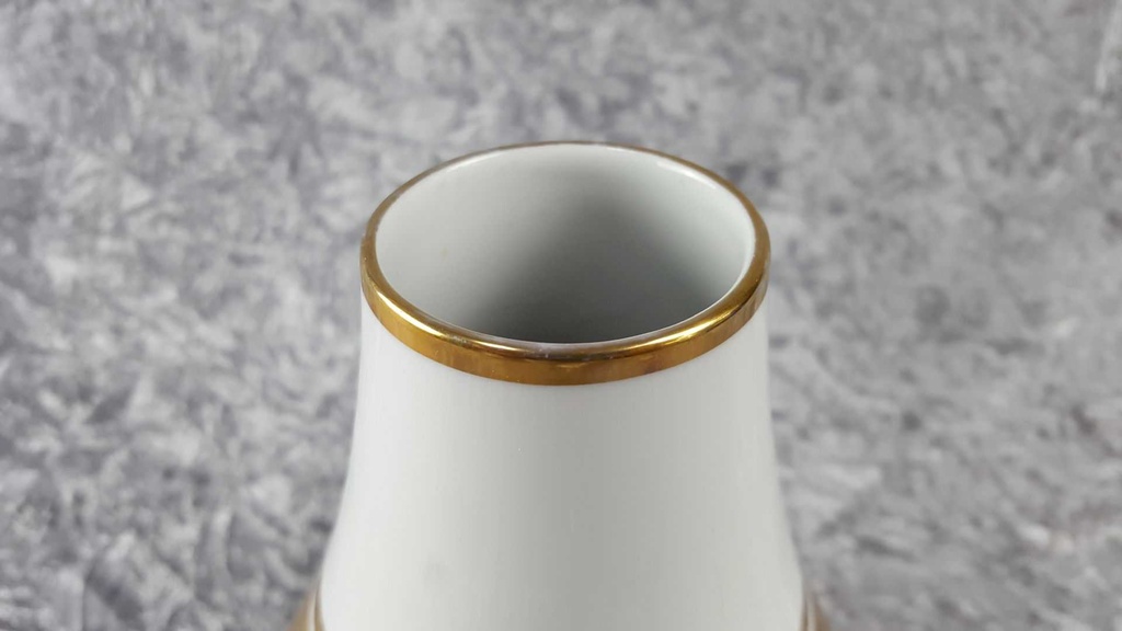 [45816872] Vase Blumenvase Golddekor 18 cm Jaeger & Co gebraucht - gut Bild 3